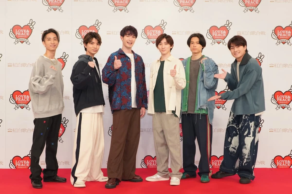 SixTONES、紅白トップバッターへ意気込み 「LOVE＆PEACEをシェアできたら」.jpg