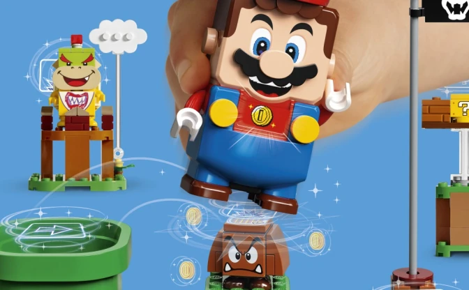 LEGO×任天堂の強力タッグ　スーパーマリオの世界がつくって遊べるブロックゲームに
