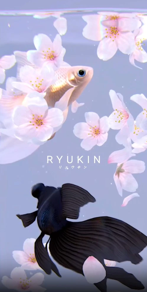 金魚を飼う、スマホで──水音と波紋が心地良いアプリ『RYUKIN』に癒される
