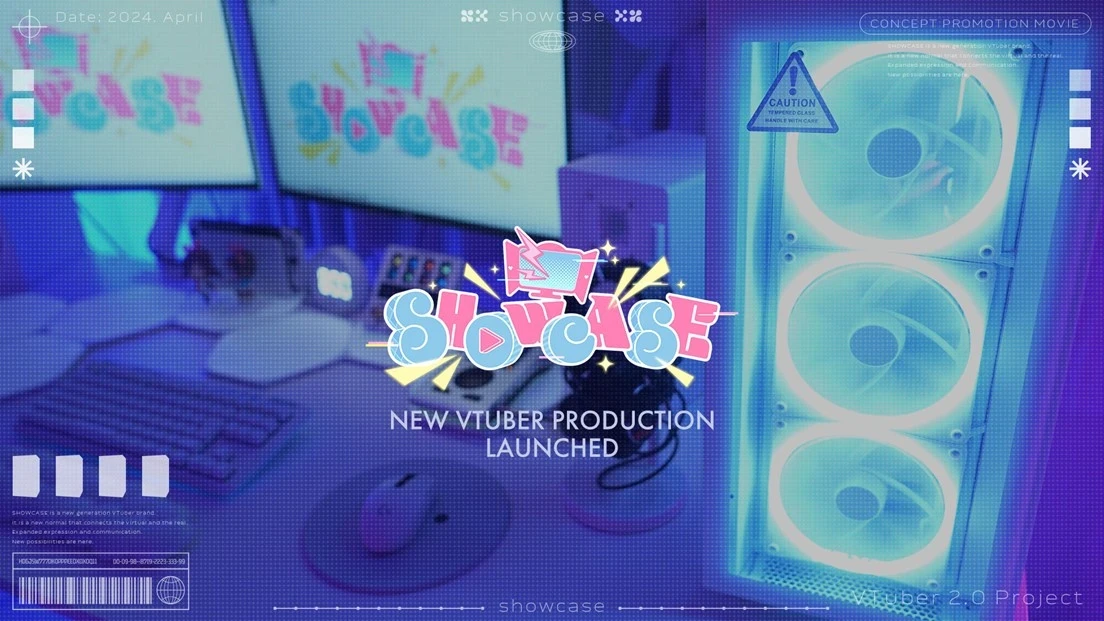 Activ8、生身でも活動する新VTuberグループ「SHOWCASE」発表