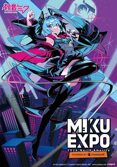 「HATSUNE MIKU EXPO 2024 North America」Art by 波多ヒロ（竜宮ツカサ） © CFM