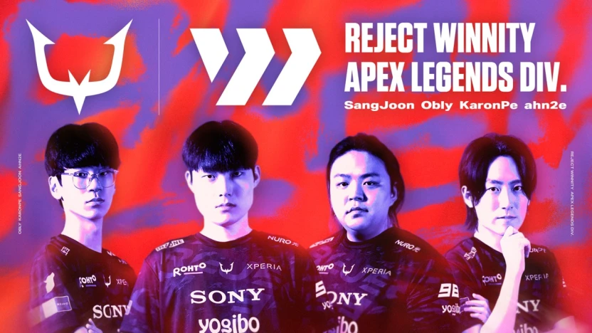 REJECTの『Apex Legends』部門であるREJECT WINNITYのメンバー