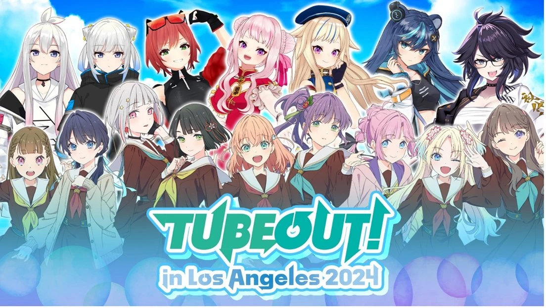 「TUBEOUT! in Los Angeles 2024 〜Virtual Live Concert〜」メインビジュアル