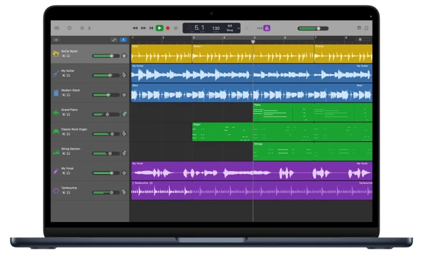 GarageBand／画像はApple公式サイトより