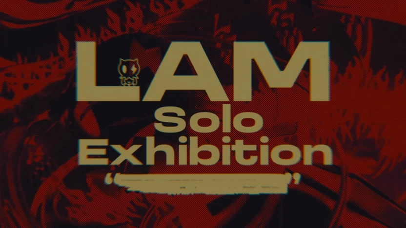 「LAM Solo Exhibition（タイトル未発表）」ティザービジュアル