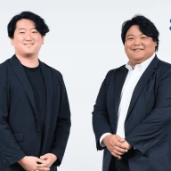 左からBrave groupの代表取締役・野口圭登さん、サンリオの代表取締役社長・辻朋邦さん