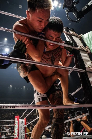 「RIZIN.48」第4試合：萩原京平 vs. 高木凌