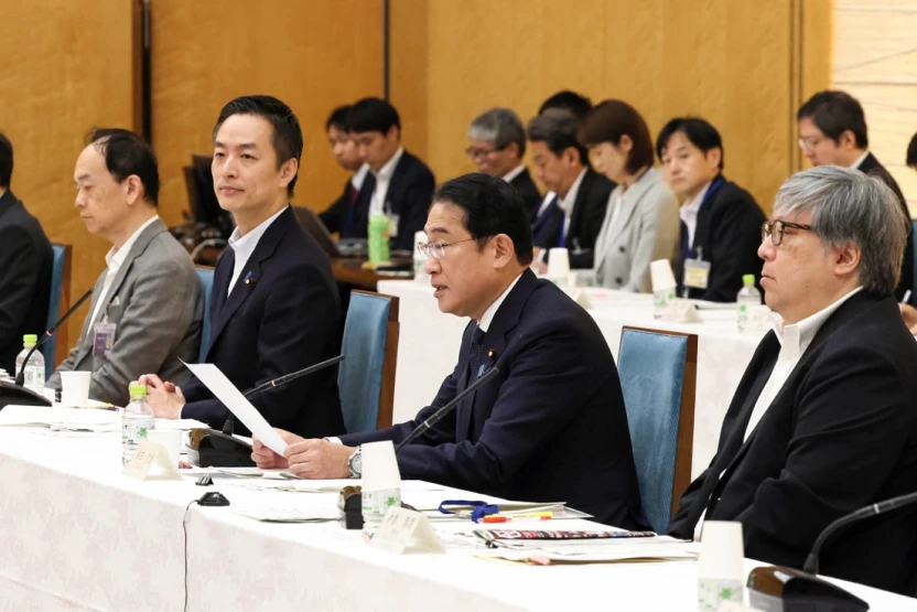 会議のまとめを行う岸田文雄首相