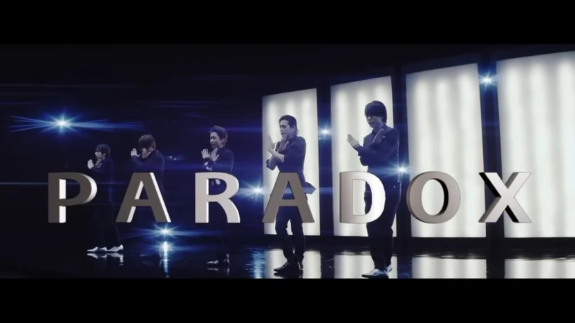 謎の文字演出「PARADOX」