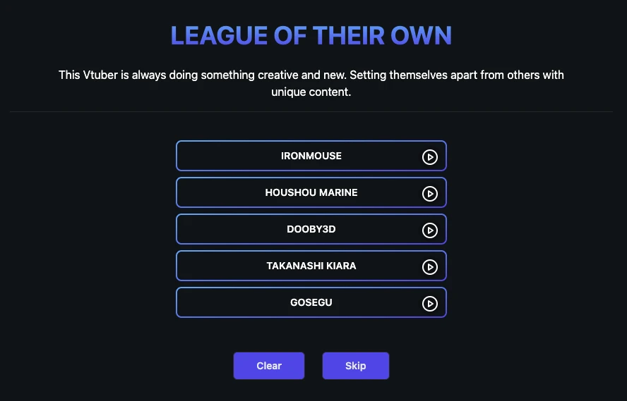 League Of Their Own
