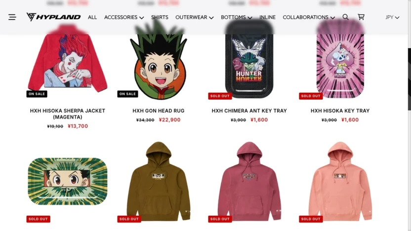 『HUNTER×HUNTER』の商品