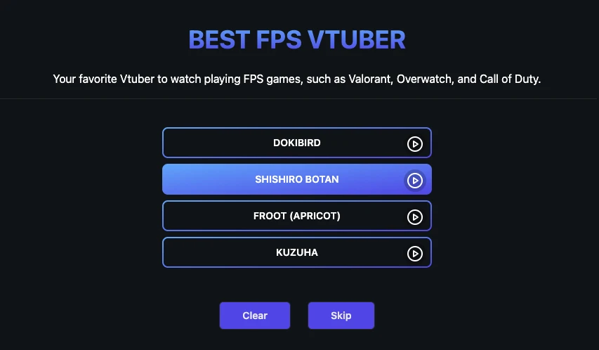 Best FPS Vtuber
