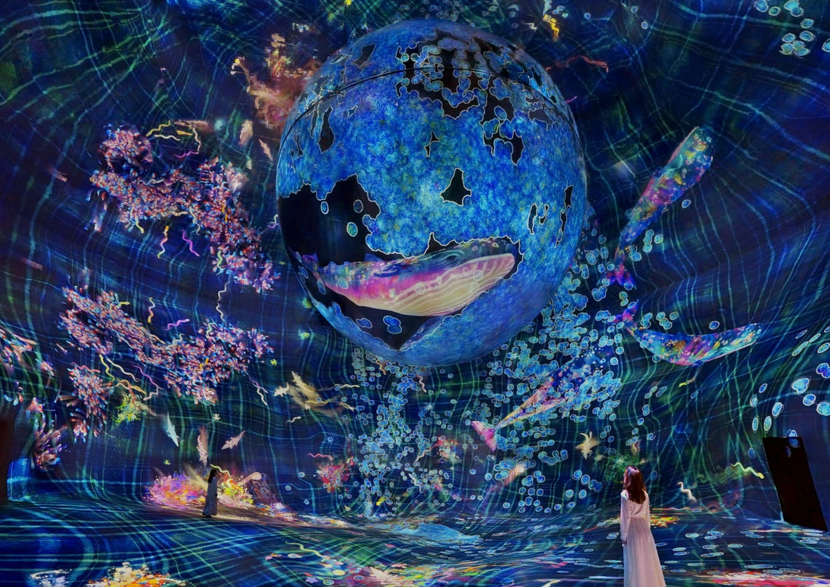 アート空間「teamLab Phenomena Abu Dhabi」先行公開作品9