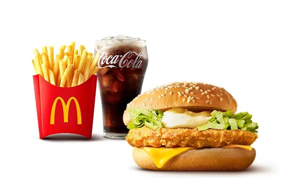 マックチキンチーズのセット