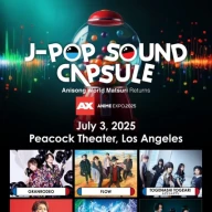 「J-POP SOUND CAPSULE @AX2025 〜Anisong World」キービジュアル